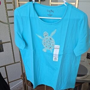 Beachy Women's Tops Petite Large bundle of 2 - Coral Bay